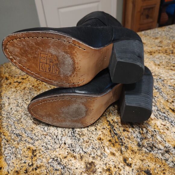 Rag & Bone Newbury Black Leather Ankle Bootie Zip Up Women's Size EU 39 US 8.5 - Picture 9 of 12